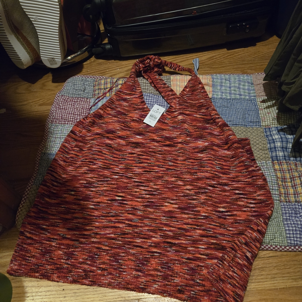 LOFT XL Multicolor Halter Camisole